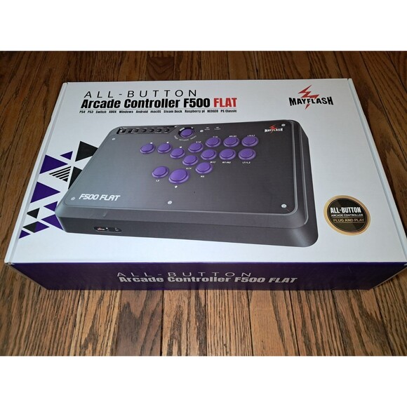 MAYFLASH F500 FLAT All Button Arcade Controller for PlayStation, PC, Xbox - Picture 2 of 4
